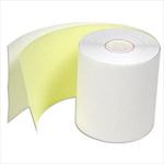 2 Ply White /Canary  Rolls, 2 3/4 in. (2.75 in.) (70 mm) width x 95 ft.